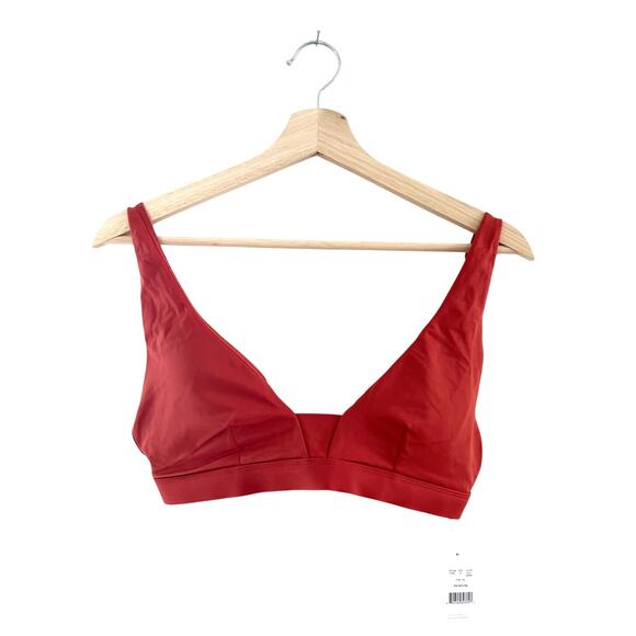 Andie Swim the Tahiti Bikini Top in Chili Pepper Red S NWT - Picture 5 of 7